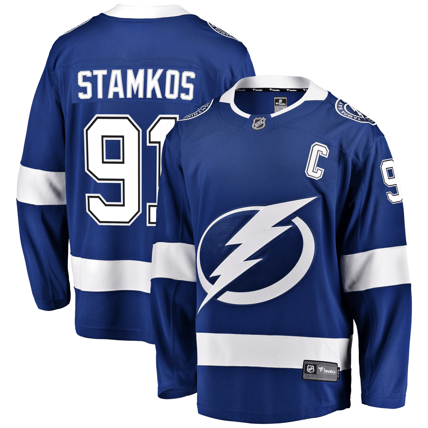 Men's Steven Stamkos White Tampa Bay Lightning Breakaway Player Jersey Jersey