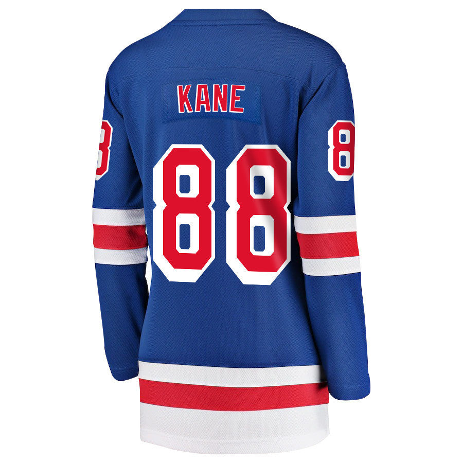 Patrick Kane 88 New York Rangers Home Breakaway Women Jersey - Blue