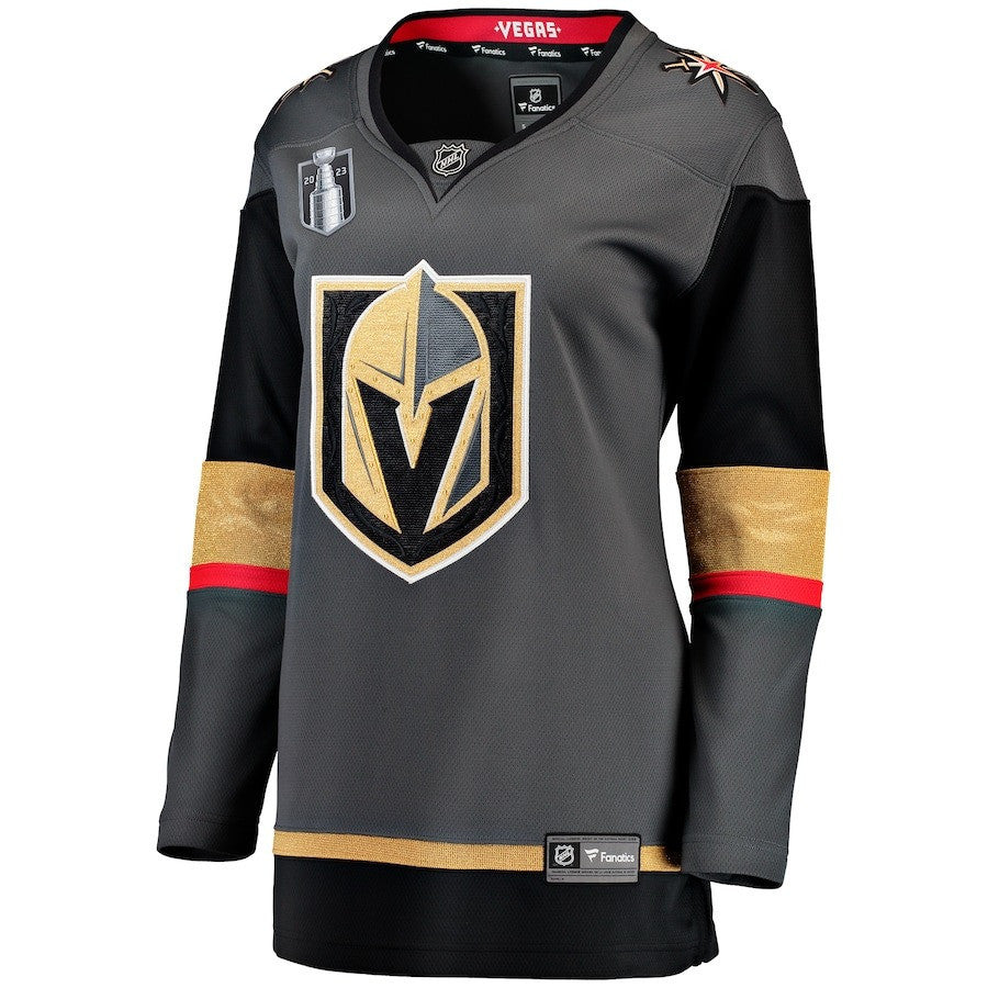 Vegas Golden Knights Women's 2023 Stanley Cup Final Alternate Breakaway Jersey - Black