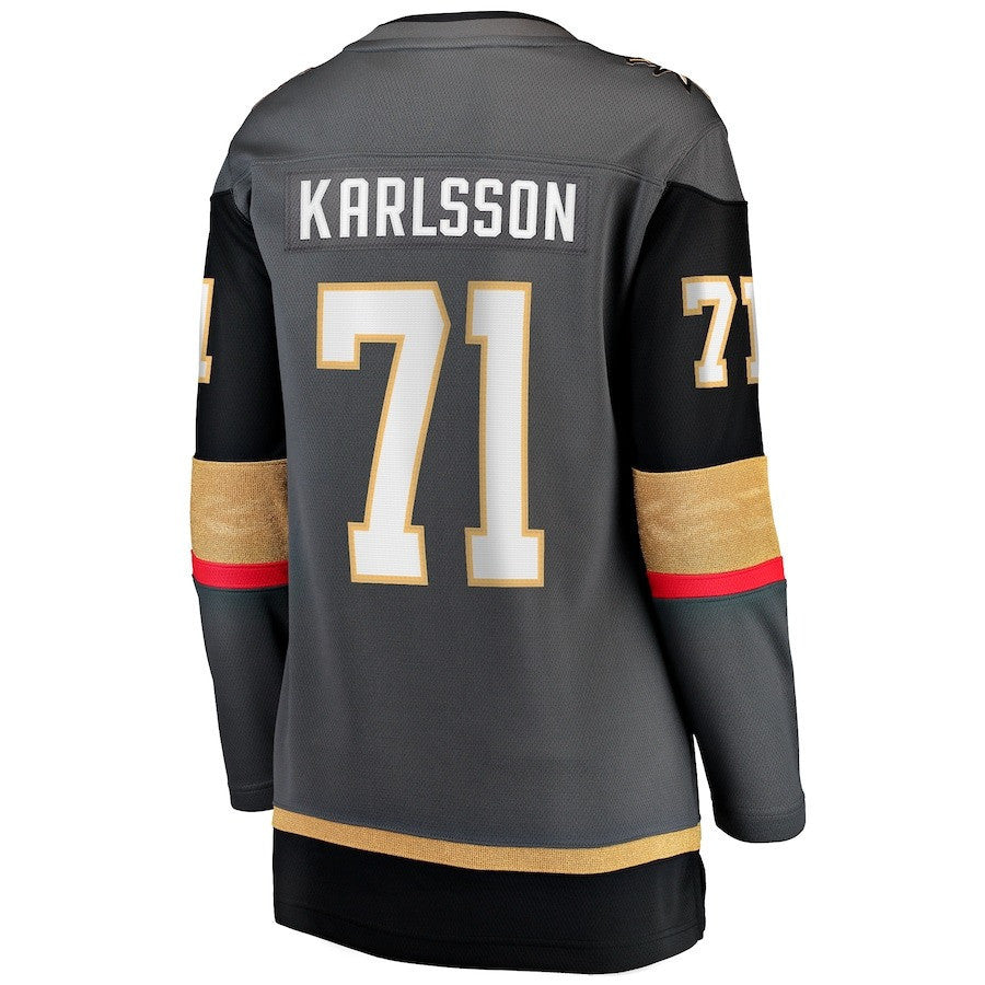 William Karlsson 71 Vegas Golden Knights Women's 2023 Stanley Cup Final Alternate Breakaway Player Jersey - Black
