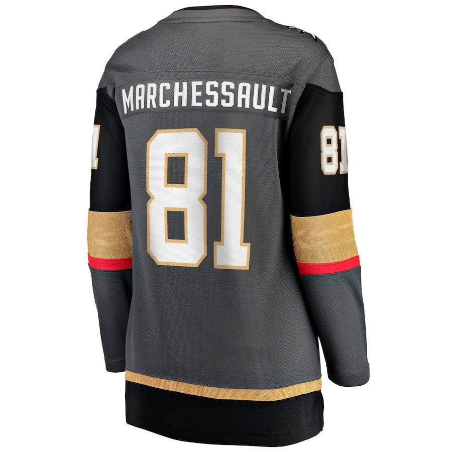 Jonathan Marchessault 81 Vegas Golden Knights Women's 2023 Stanley Cup Final Alternate Breakaway Player Jersey - Black