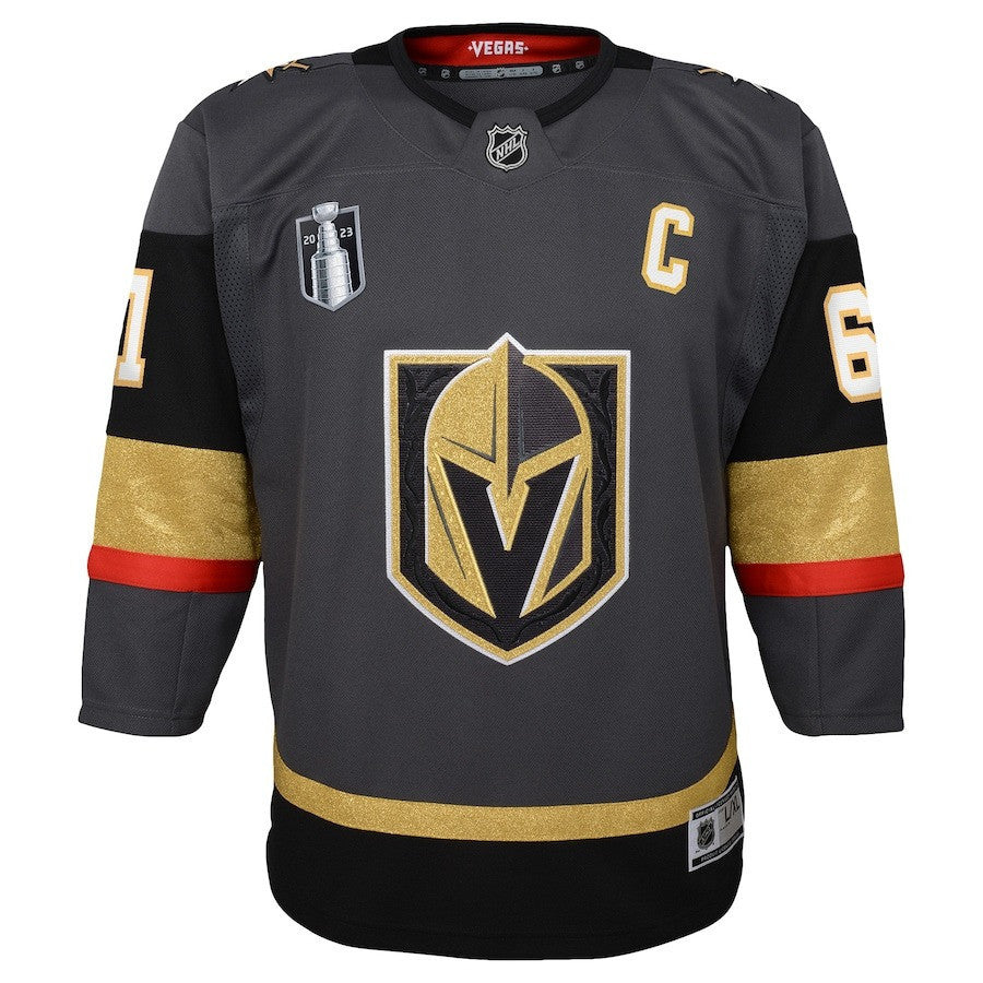 Mark Stone 61 Vegas Golden Knights Youth 2023 Stanley Cup Final Alternate Jersey - Black