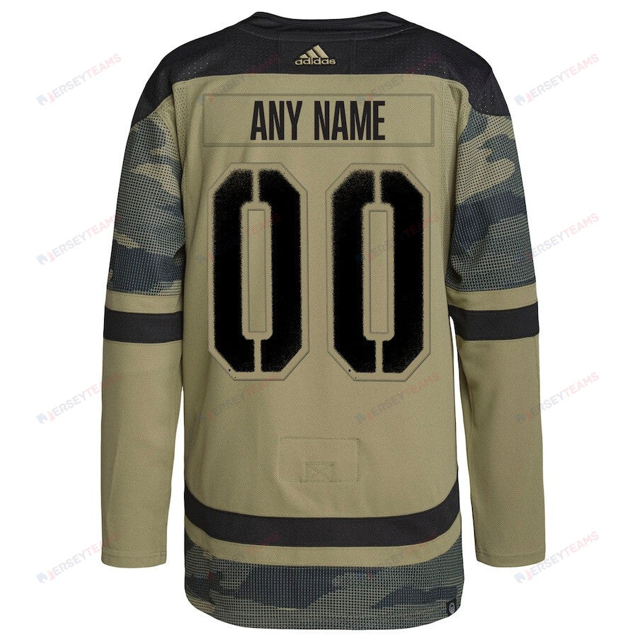 Nashville Predators Military Appreciation Team Custom Practice Jersey - Camo