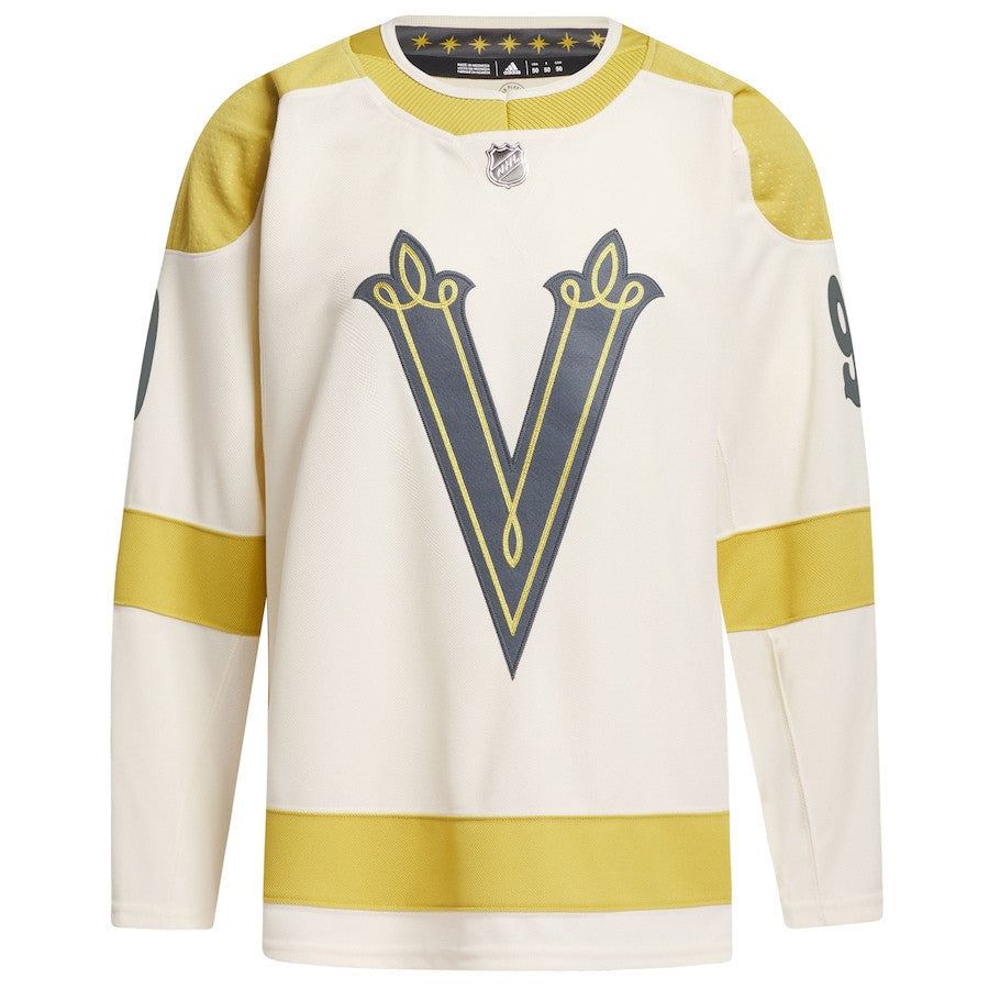 Jack Eichel 9 Vegas Golden Knights 2024 NHL Winter Classic Primegreen Men Jersey - Cream