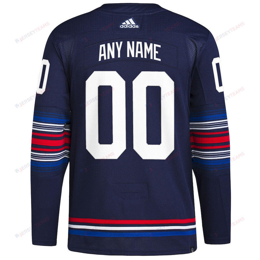New York Rangers Alternate Primegreen Custom Men Jersey - Navy
