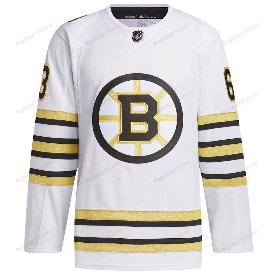 Brad Marchand 63 Boston Bruins Primegreen Men Jersey - White