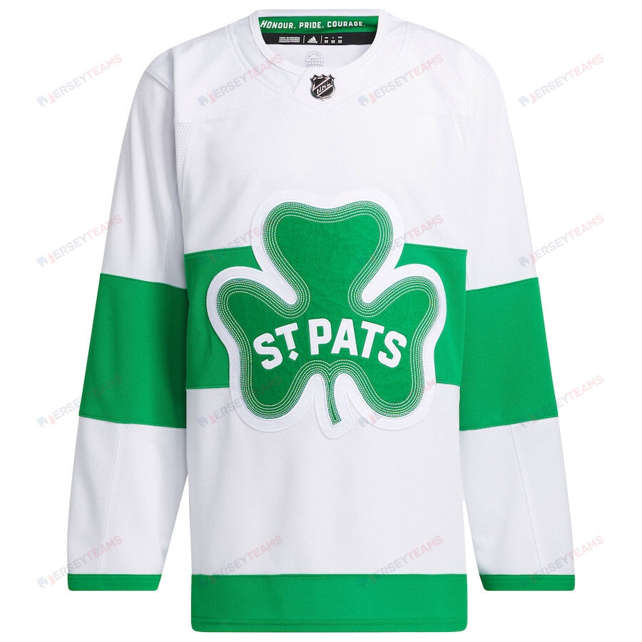 Toronto Maple Leafs St. Patricks Alternate Primegreen Men Jersey - White
