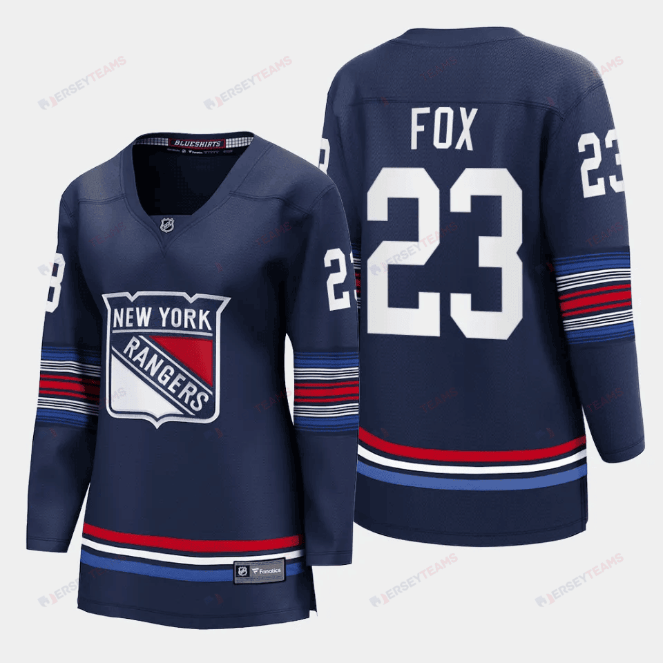 Adam Fox 23 New York Rangers Women Alternate Premier Breakaway Jersey - Navy