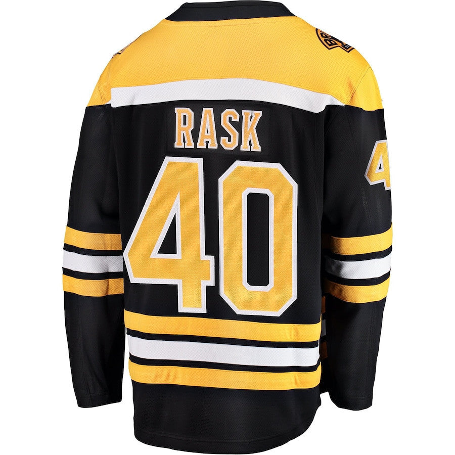 Tuukka Rask 40 Boston Bruins Breakaway Home Jersey - Men, Black