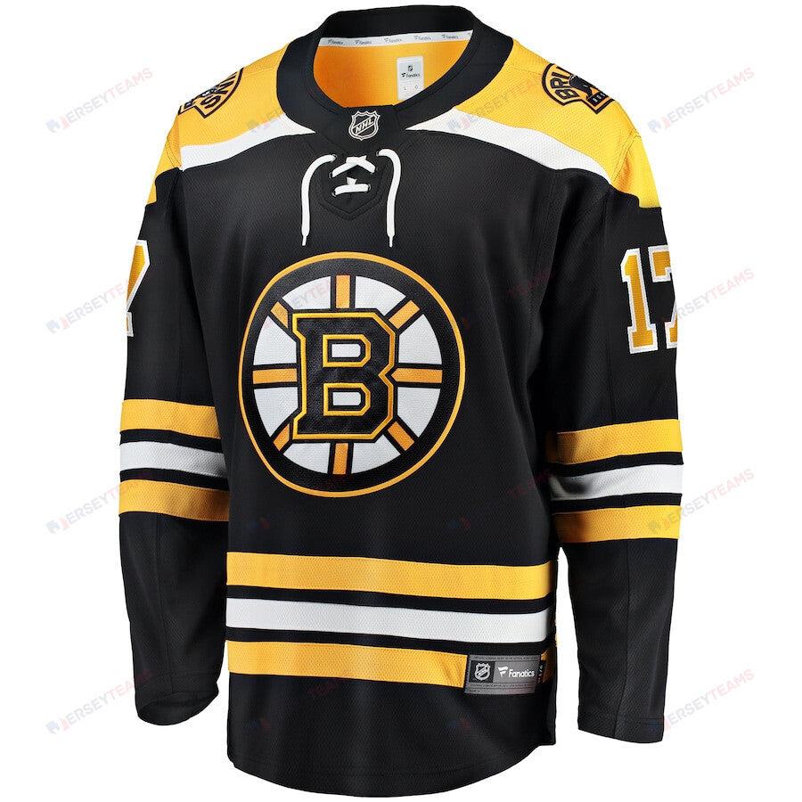 Milan Lucic 17 Boston Bruins Breakaway Home Jersey - Men, Black