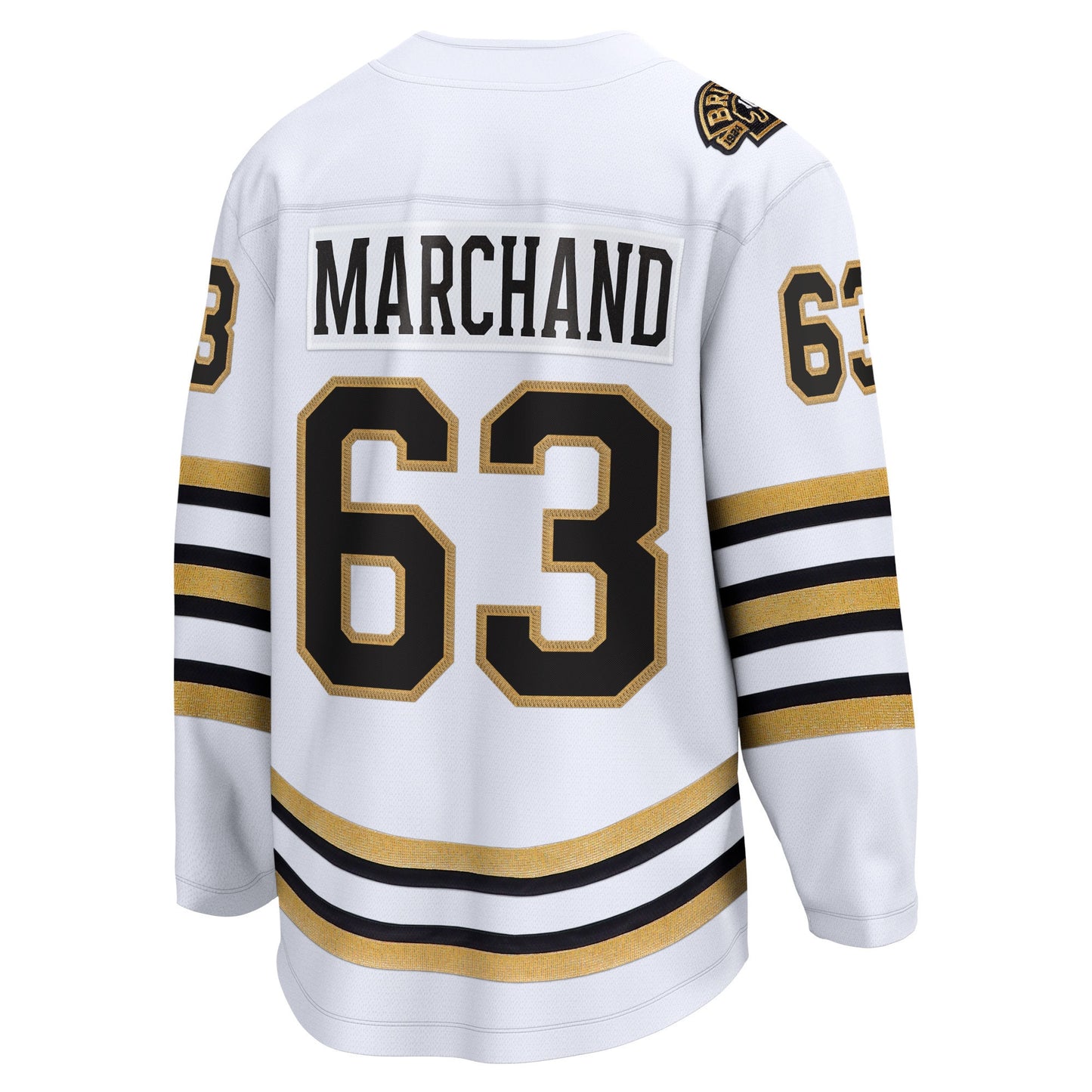 Brad Marchand 63 Boston Bruins 100th Anniversary Breakaway Jersey - White