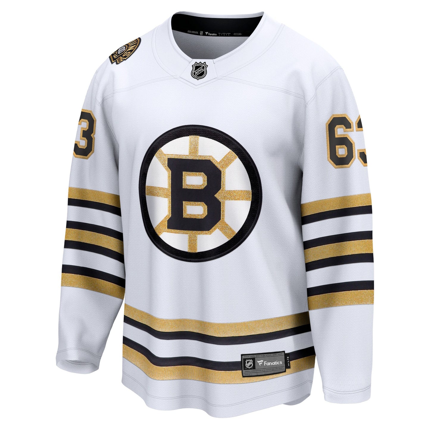 Brad Marchand 63 Boston Bruins 100th Anniversary Breakaway Jersey - White