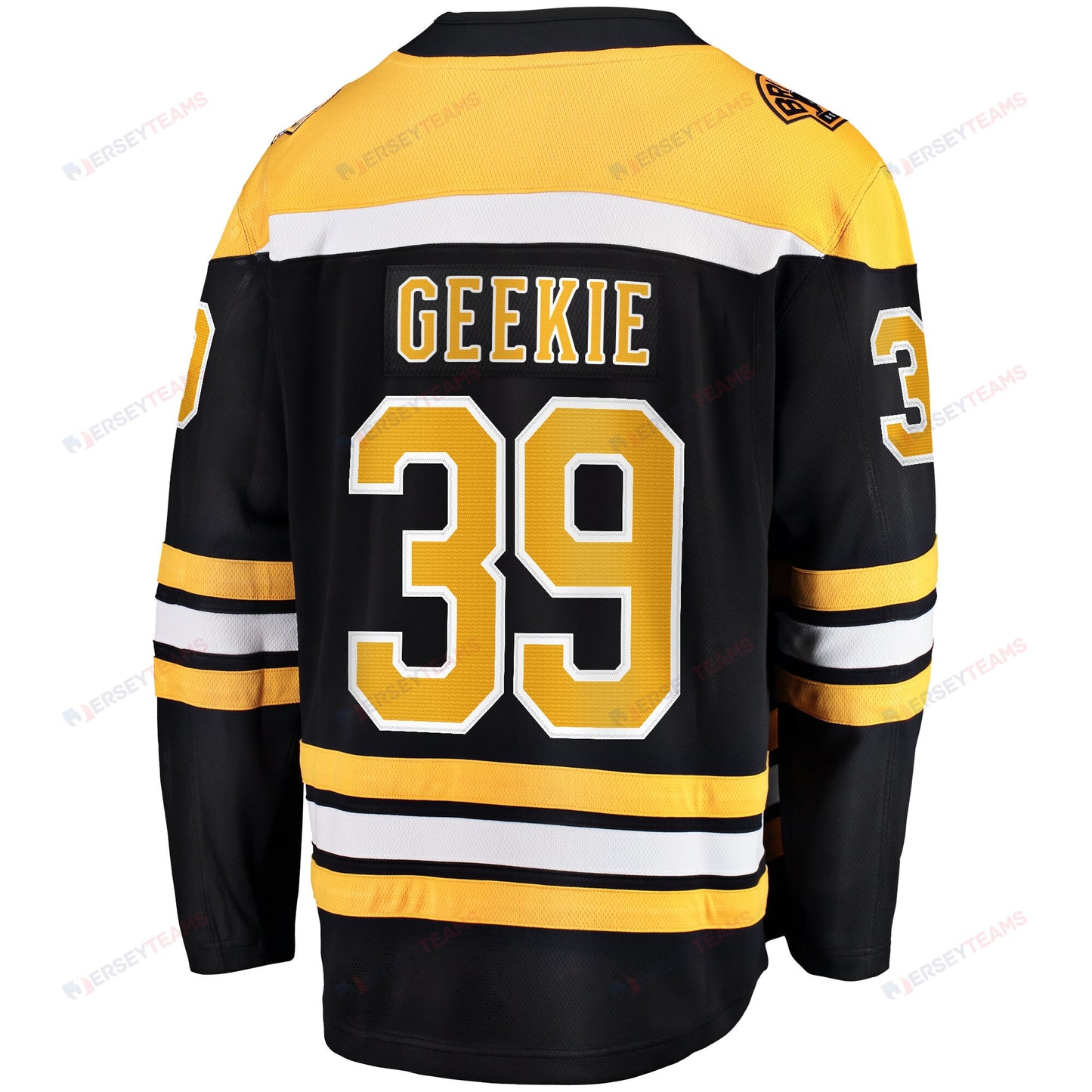 Morgan Geekie 39 Boston Bruins Breakaway Home Jersey - Men, Black