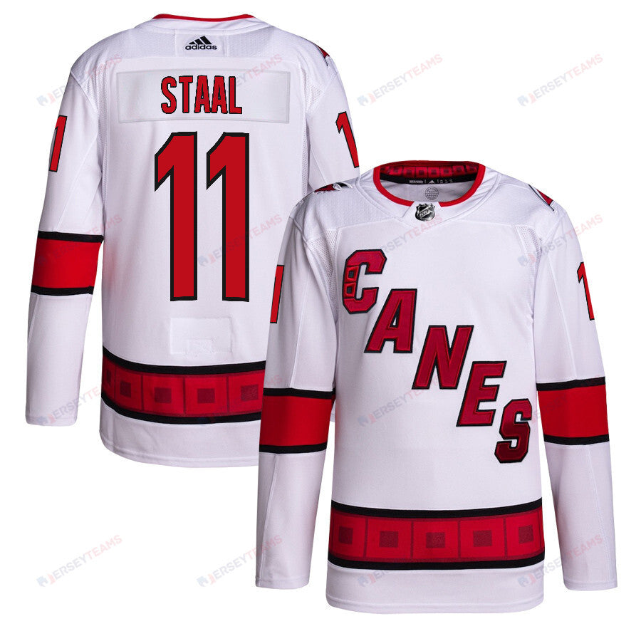 Jordan Staal 11 Carolina Hurricanes Away Primegreen Jersey - Men, White