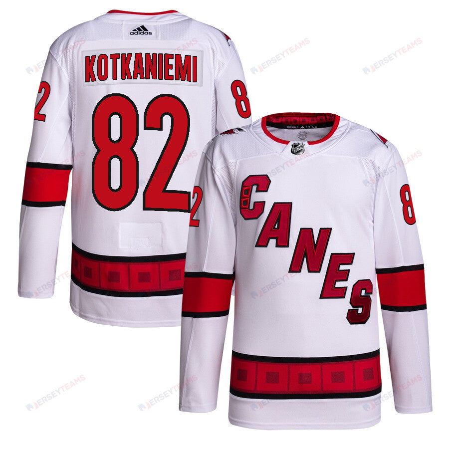 Jesperi Kotkaniemi 82 Carolina Hurricanes Away Primegreen Jersey - Men, White