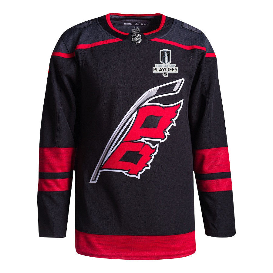 Dmitry Orlov 7 Carolina Hurricanes 2024 NHL Playoffs Patch Home Jersey - Men, Black
