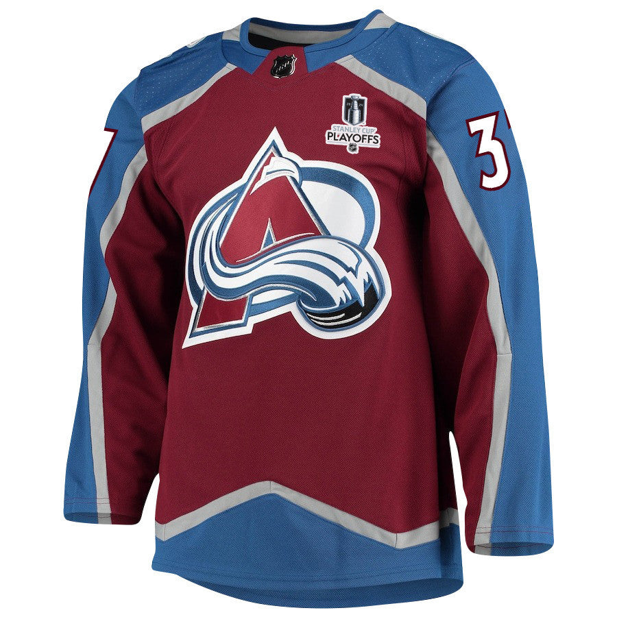 Casey Mittelstadt 37 Colorado Avalanche 2024 NHL Playoffs Patch Home Jersey - Men
