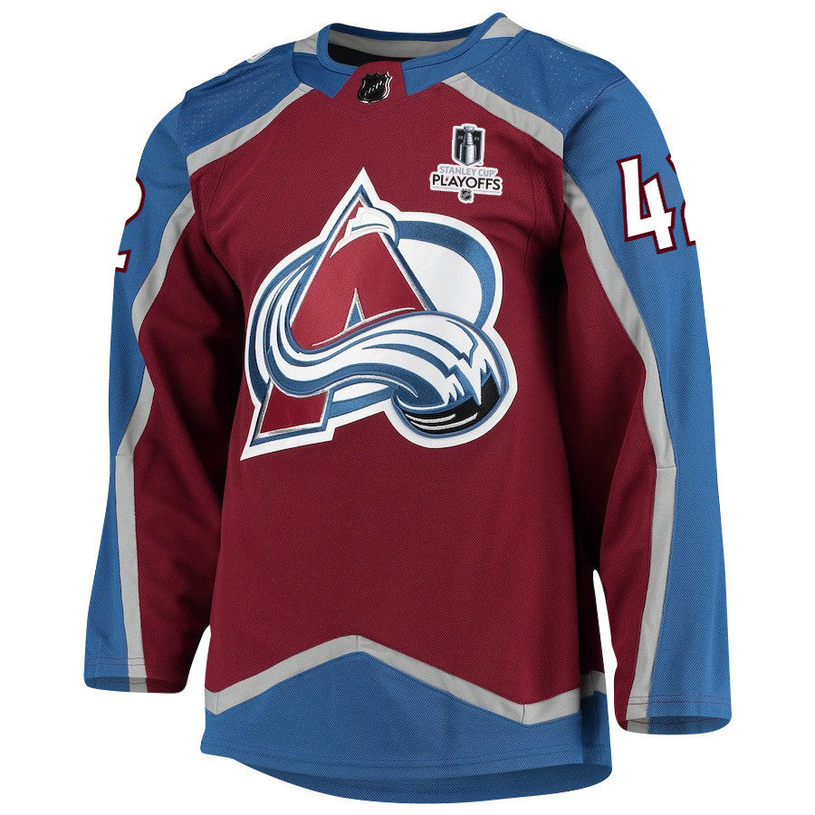 Josh Manson 42 Colorado Avalanche 2024 NHL Playoffs Patch Home Jersey - Men