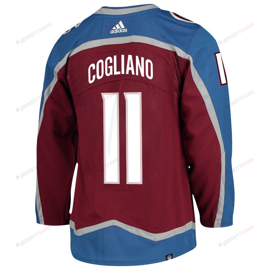 Andrew Cogliano 11 Colorado Avalanche 2024 NHL Playoffs Patch Home Jersey - Men