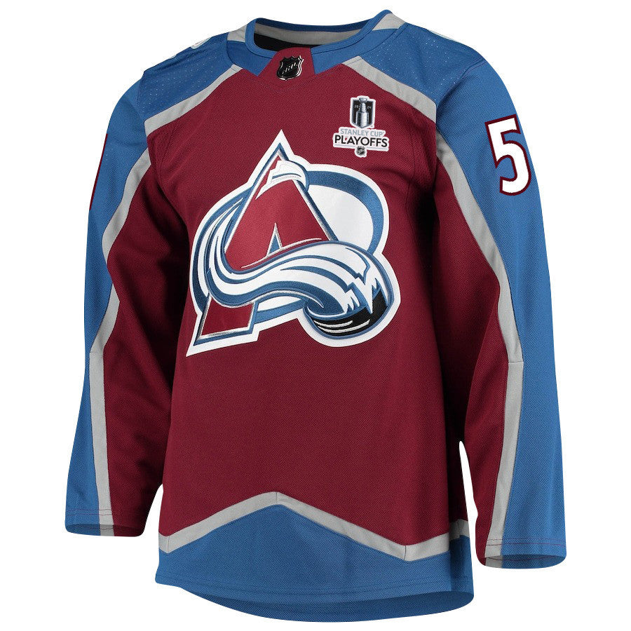 Nikolai Kovalenko 51 Colorado Avalanche 2024 NHL Playoffs Patch Home Jersey - Men
