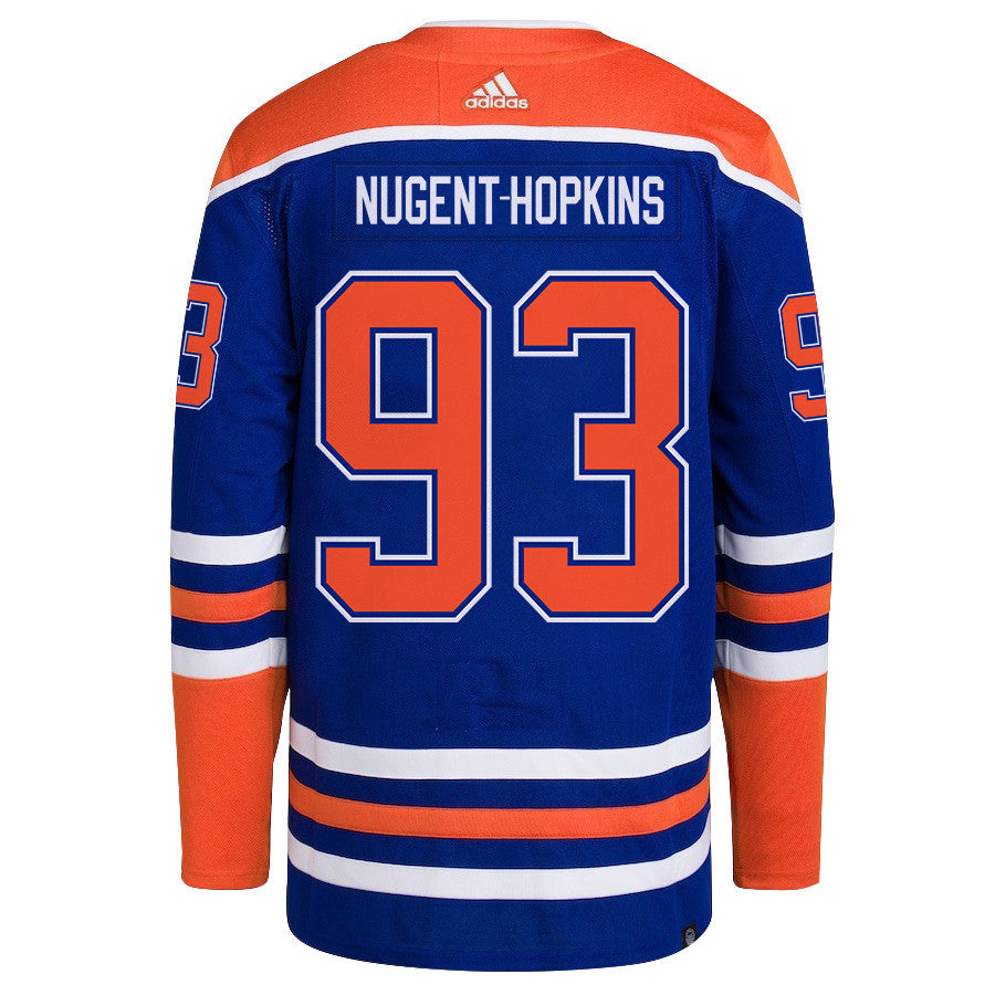 Ryan Nugent-Hopkins 93 Edmonton Oilers 2024 NHL Playoffs Patch Home Jersey - Men