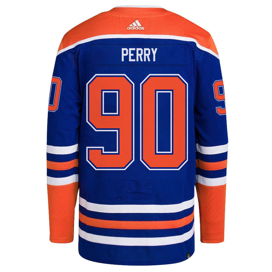 Corey Perry 90 Edmonton Oilers 2024 STANLEY CUP Final Home Primegreen Jersey - Men, Royal