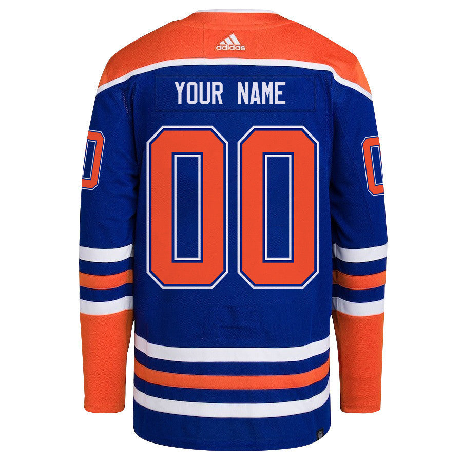 Edmonton Oilers 2024 STANLEY CUP Final Home Primegreen Jersey Customized - Men, Royal