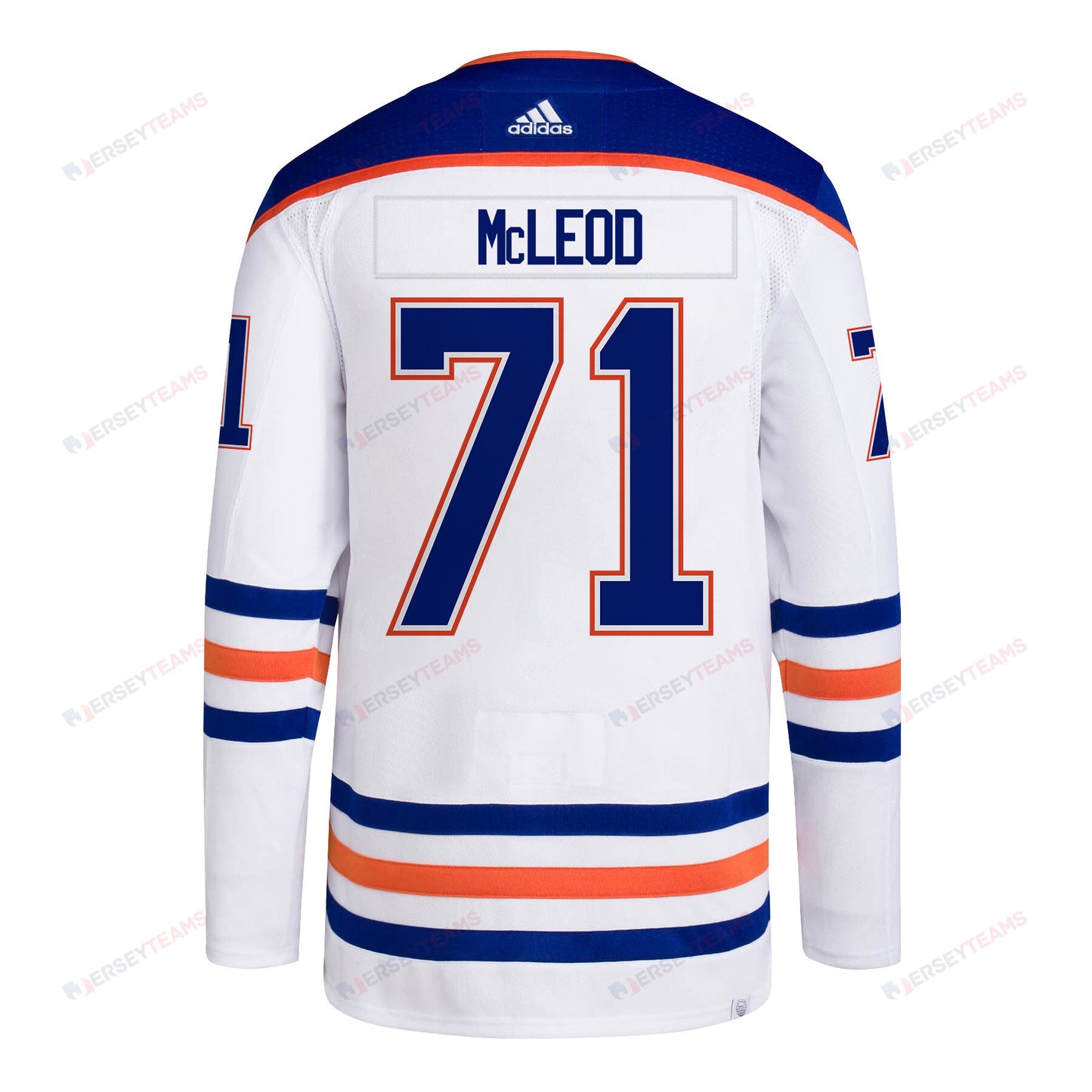 Ryan McLeod 71 Edmonton Oilers 2024 STANLEY CUP Final Away Jersey - Men, White
