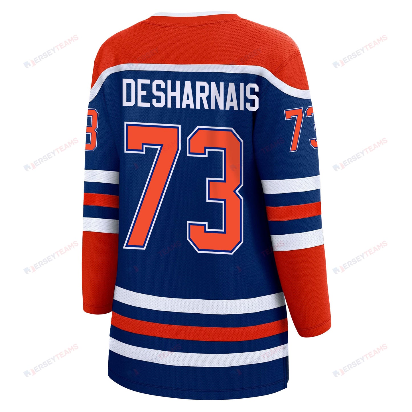 Vincent Desharnais 73 Edmonton Oilers 2024 STANLEY CUP Final Women's Home Jersey - Royal