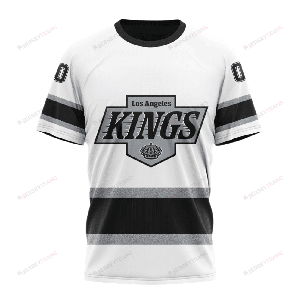 Los Angeles Kings 2024/25 Away Kits Custom AOP T-Shirt - White