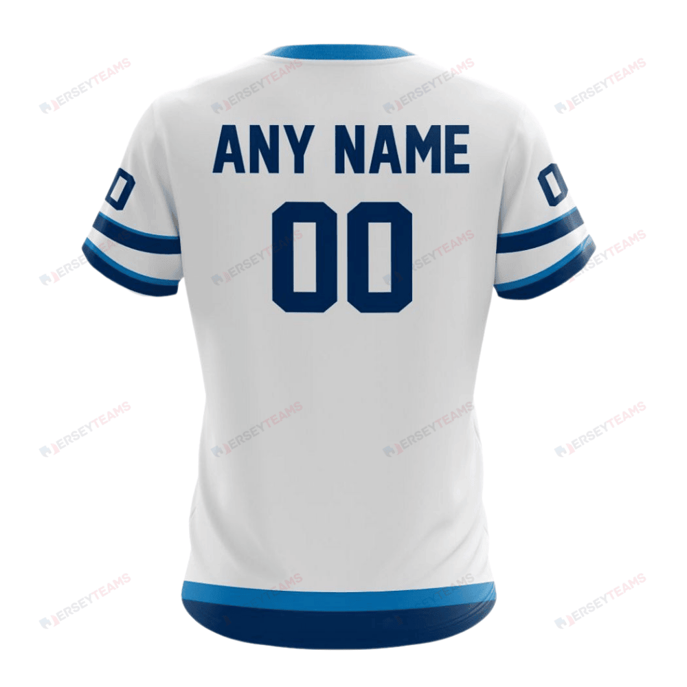 Winnipeg Jets Special Whiteout Design Custom AOP T-Shirt - White