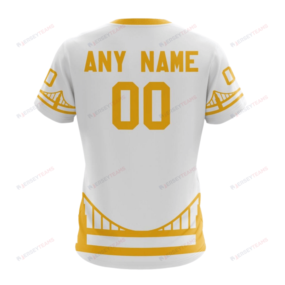 Pittsburgh Penguins Special Whiteout Design Custom AOP T-Shirt - White