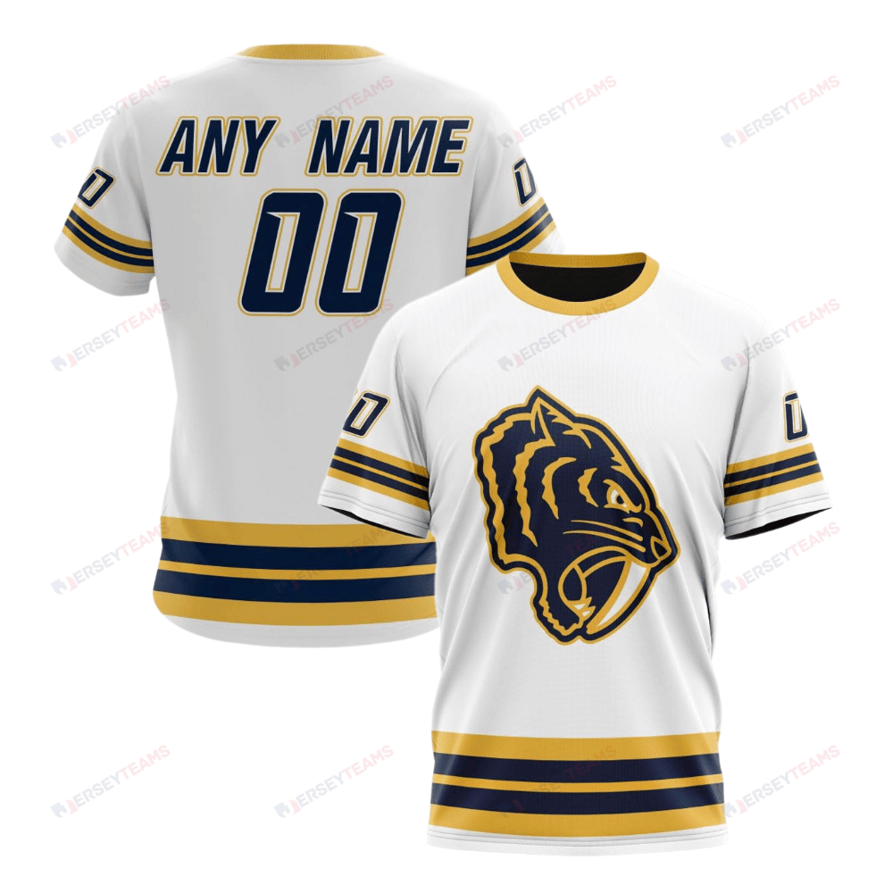 Nashville Predators Special Whiteout Design Custom AOP T-Shirt - White