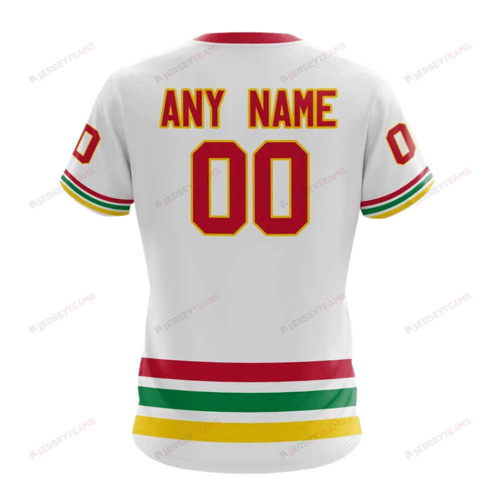 Chicago Blackhawks Special Whiteout Custom AOP T-Shirt - White