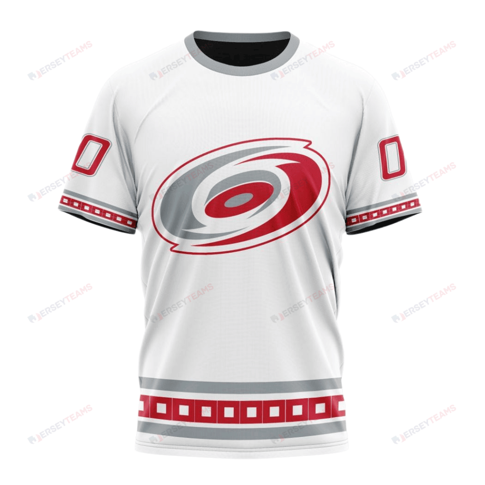 Carolina Hurricanes Special Whiteout Custom AOP T-Shirt - White