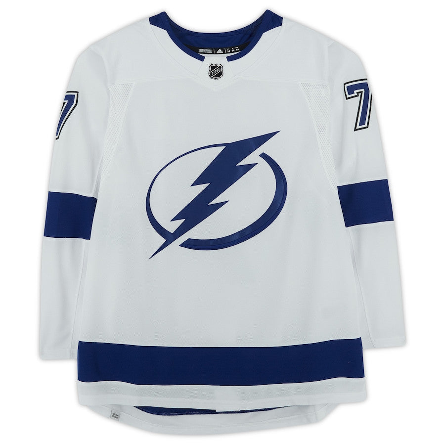 Haydn Fleury 7 Signed Tampa Bay Lightning Autographed Jersey - White