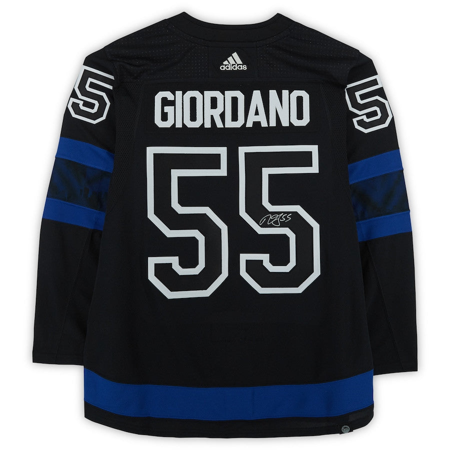 Mark Giordano 55 Signed Toronto Maple Leafs Autographed Alternate Jersey - Black