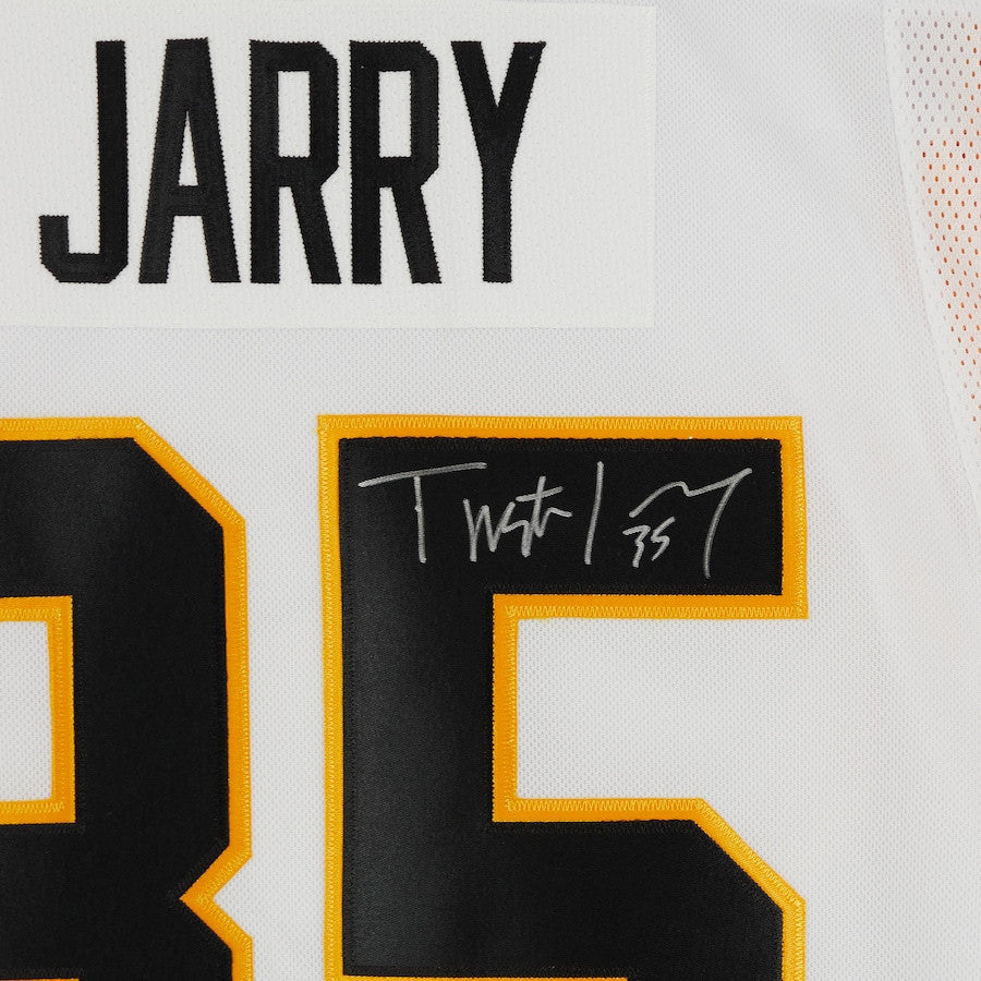 Tristan Jarry 25 Signed Pittsburgh Penguins Autographed Jersey - White