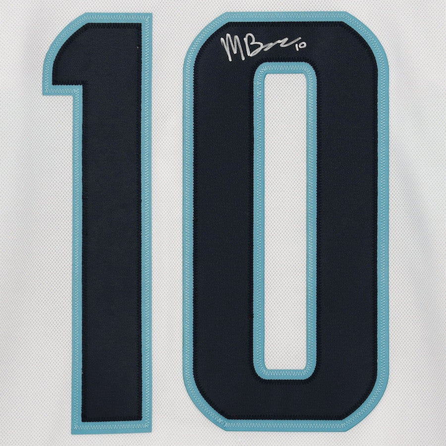 Matty Beniers 10 Signed Seattle Kraken Autographed Jersey - White