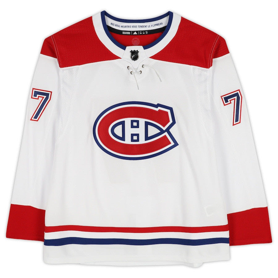 Kirby Dach 77 Signed Montreal Canadiens Autographed Jersey - White