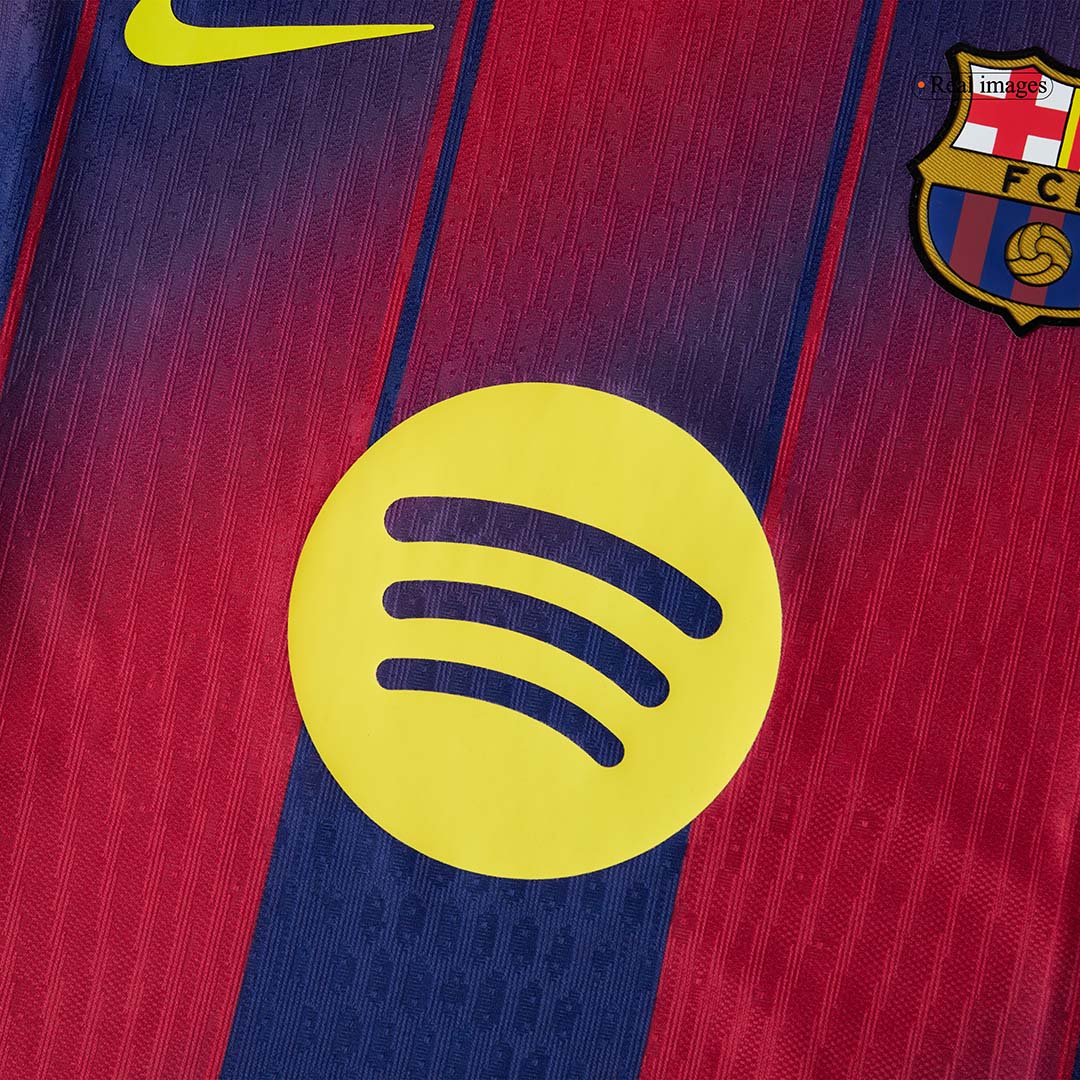 ROONY #19 Player Version Barcelona Home Football Shirt 2025/26 Red&Blue