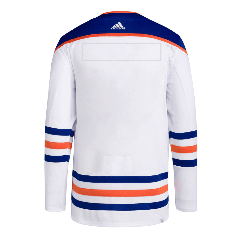 Edmonton Oilers 2025 NHL Playoffs Patch Away Men Jersey - White