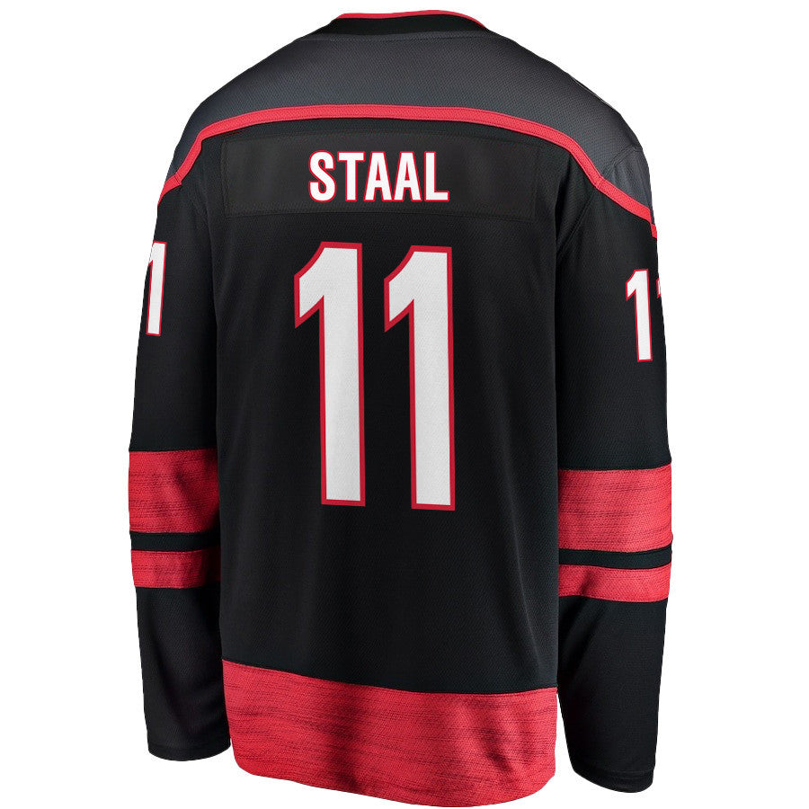 Jordan Staal 11 Carolina Hurricanes 2025 STANLEY CUP Final Patch Home Men Jersey - Black