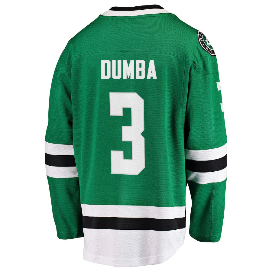 Matt Dumba 3 Dallas Stars 2025 STANLEY CUP Final Patch Home Men Jersey - Black