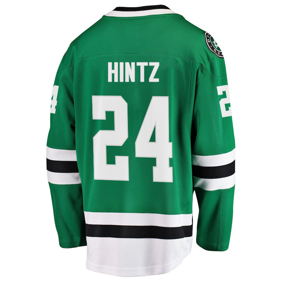 Roope Hintz 24 Dallas Stars 2025 STANLEY CUP Final Patch Home Men Jersey - Black