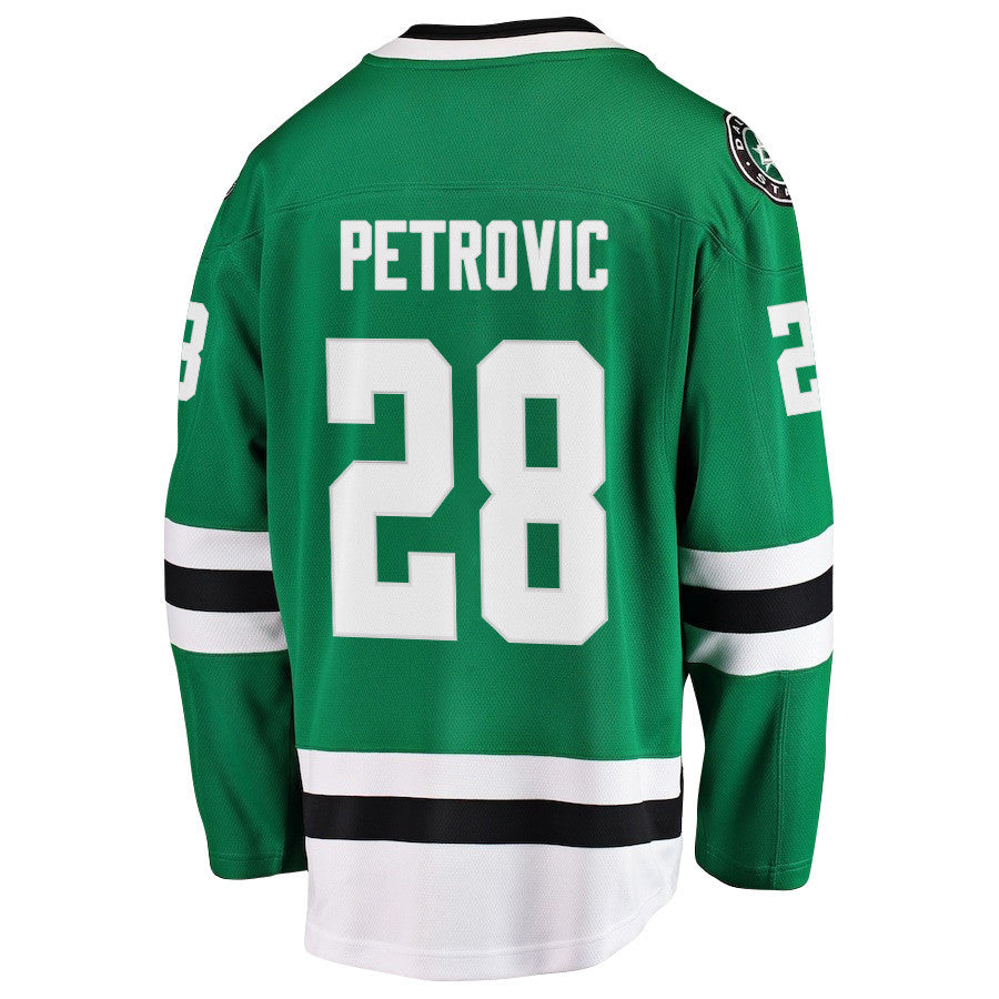 Alexander Petrovic 28 Dallas Stars 2025 STANLEY CUP Final Patch Home Men Jersey - Black