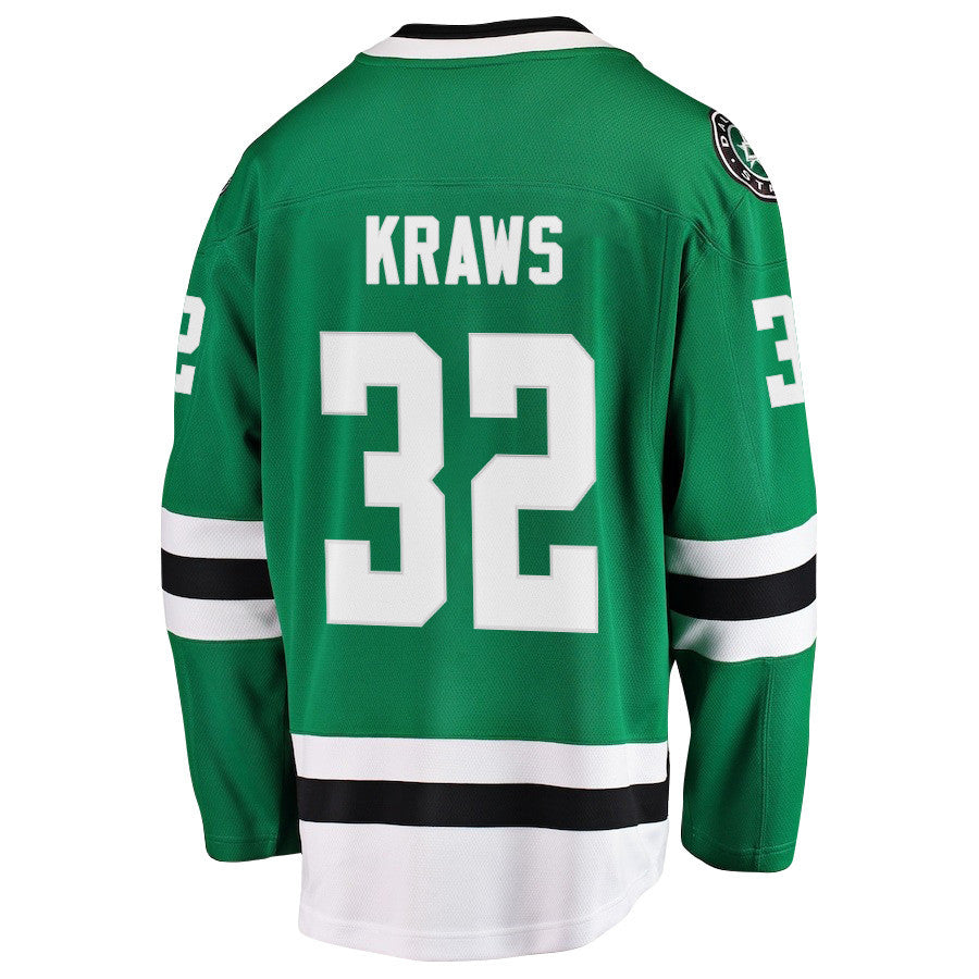 Ben Kraws 32 Dallas Stars 2025 STANLEY CUP Final Patch Home Men Jersey - Black