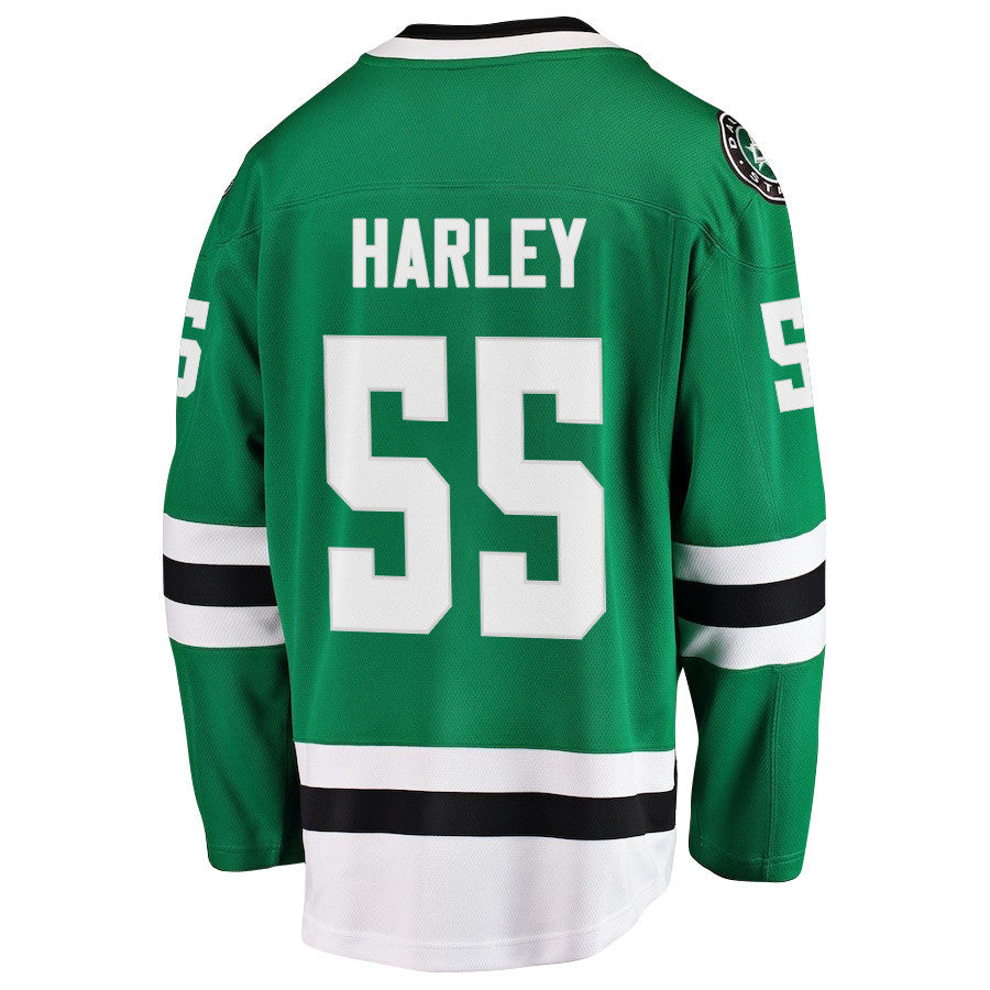 Thomas Harley 55 Dallas Stars 2025 STANLEY CUP Final Patch Home Men Jersey - Black