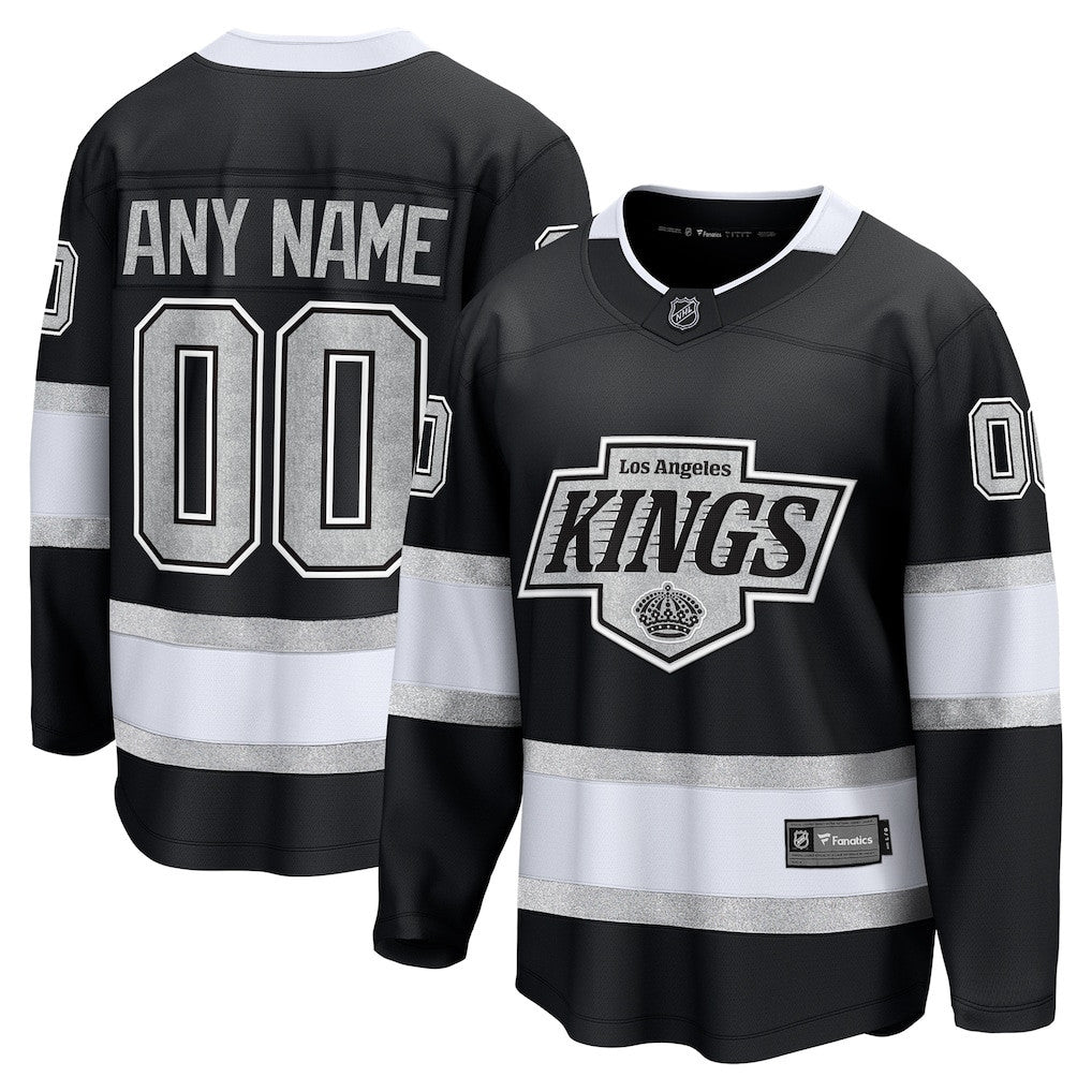 Los Angeles Kings 2025 Home Breakaway Custom Men Jersey - Black