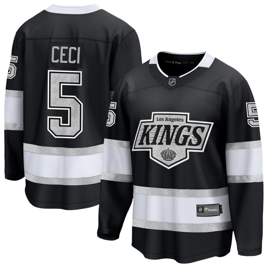 Cody Ceci 5 Los Angeles Kings 2025 Home Breakaway Men Jersey - Black